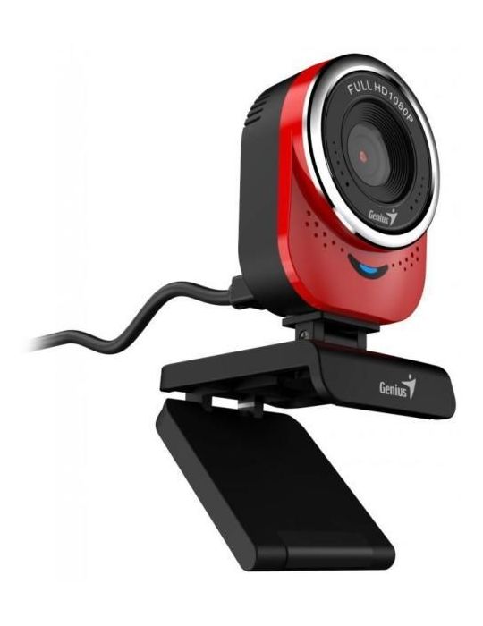 Camera web genius  senzor 1080p full-hd cu rezolutie video 1920x1080 qcam 6000 microfon red 32200002401  (include tv 0.18lei) Ge