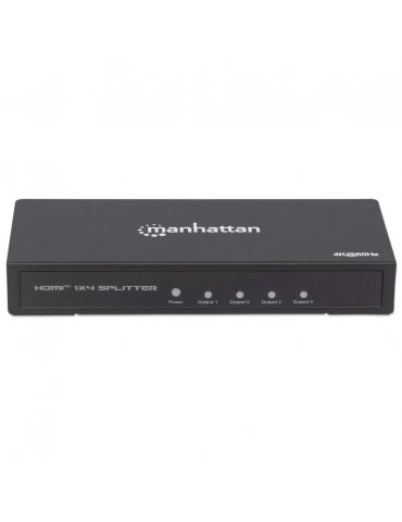 Manhattan 207805 distribuitoare de semnal video HDMI 4x HDMI