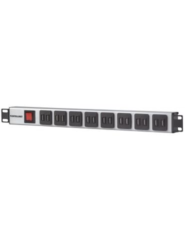 Intellinet 164580 unități de distribuție a energiei electrice (PDU) 1U Albastru, Gri - Tik.ro