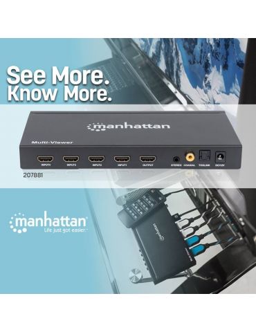 Manhattan 207881 distribuitoare video HDMI