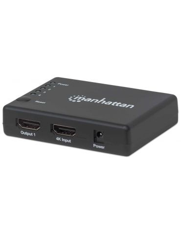Manhattan 207706 distribuitoare de semnal video HDMI 4x HDMI