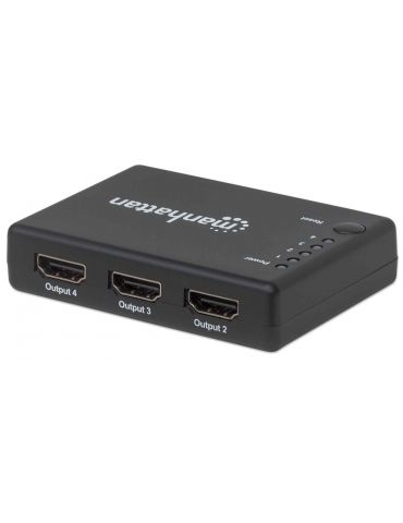 Manhattan 207706 distribuitoare de semnal video HDMI 4x HDMI