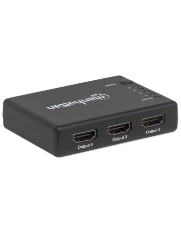 Manhattan 207706 distribuitoare de semnal video HDMI 4x HDMI