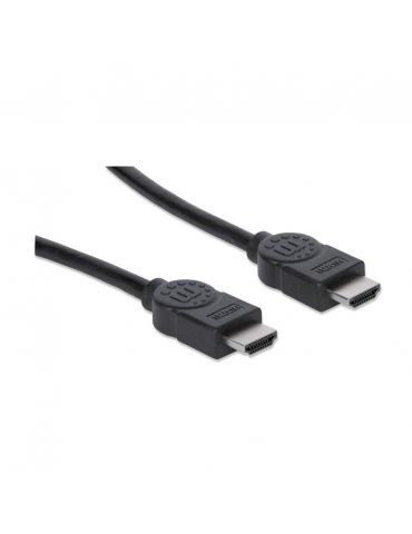 Manhattan 306126 cablu HDMI 3 m HDMI Tip A (Standard) Negru