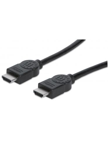 Manhattan 306133 cablu HDMI 5 m HDMI Tip A (Standard) Negru - Tik.ro
