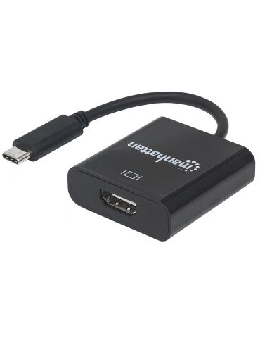 Manhattan 151788 adaptor grafic USB 3840 x 2160 Pixel Negru - Tik.ro