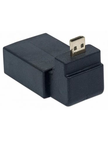 Manhattan 353441 adaptor mufă cablu HDMI Micro-D HDMI Type A Negru