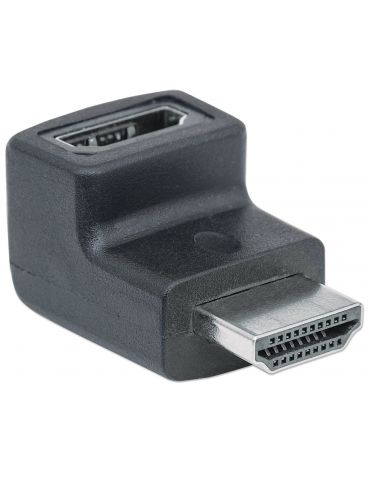 Manhattan 353502 adaptor mufă cablu HDMI Negru