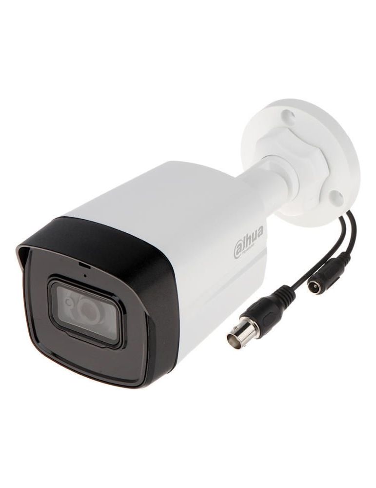 Camera bullet hdcvi 2mp ir 30 lentila 2.8mm dahua hac-hfw1200t-0280b (include tv 0.8lei)