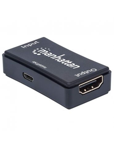Manhattan 207621 repetoare audio video Repeater AV Negru