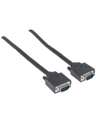 Manhattan 312721 cablu VGA 4,5 m VGA (D-Sub) Negru