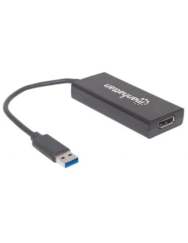 Manhattan 152327 adaptor grafic USB 3840 x 2160 Pixel Negru