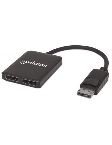 Manhattan 207768 distribuitoare de semnal video DisplayPort 2x DisplayPort