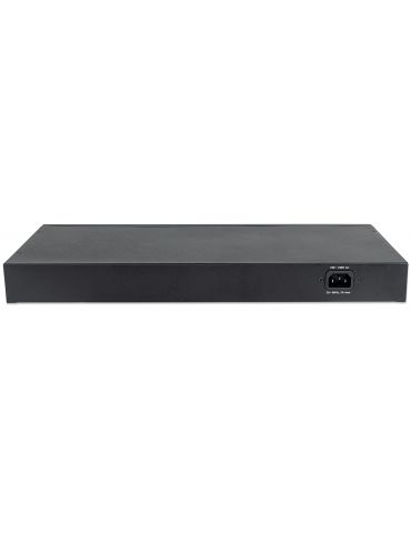 Intellinet 560993 switch-uri Fara management L2 Gigabit Ethernet (10 100 1000) Power over Ethernet (PoE) Suport 1U Negru