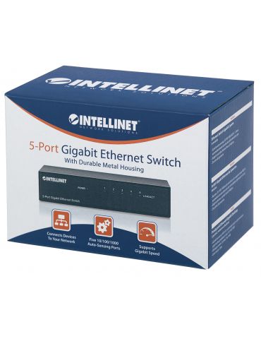Intellinet 530378 switch-uri Gigabit Ethernet (10 100 1000) Negru