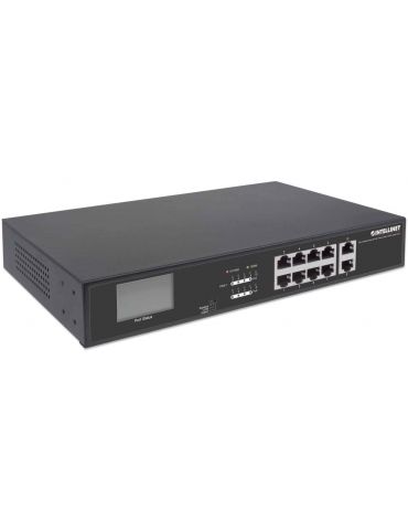 Intellinet 561303 switch-uri Gigabit Ethernet (10 100 1000) Power over Ethernet (PoE) Suport Negru