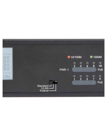 Intellinet 561303 switch-uri Gigabit Ethernet (10 100 1000) Power over Ethernet (PoE) Suport Negru