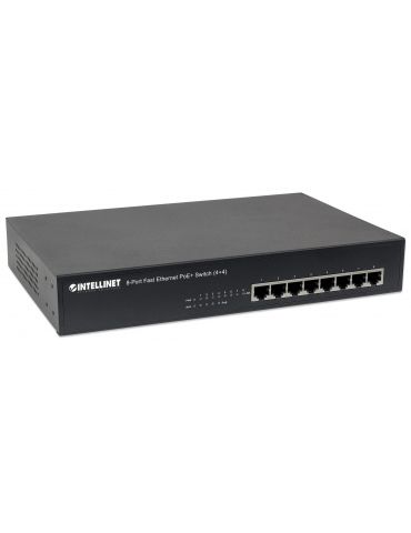Intellinet 561075 switch-uri Fara management Fast Ethernet (10 100) Power over Ethernet (PoE) Suport Negru
