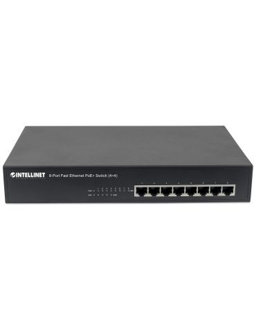 Intellinet 561075 switch-uri Fara management Fast Ethernet (10 100) Power over Ethernet (PoE) Suport Negru