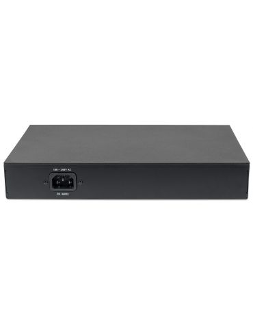 Intellinet 561075 switch-uri Fara management Fast Ethernet (10 100) Power over Ethernet (PoE) Suport Negru