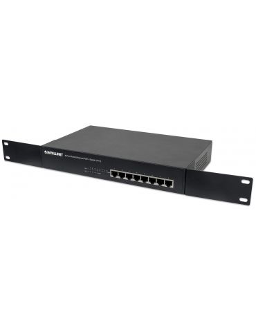 Intellinet 561075 switch-uri Fara management Fast Ethernet (10 100) Power over Ethernet (PoE) Suport Negru