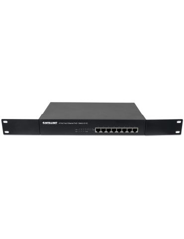 Intellinet 561075 switch-uri Fara management Fast Ethernet (10 100) Power over Ethernet (PoE) Suport Negru