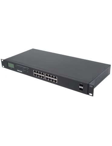 Intellinet 561259 switch-uri Fara management Gigabit Ethernet (10 100 1000) Power over Ethernet (PoE) Suport Negru