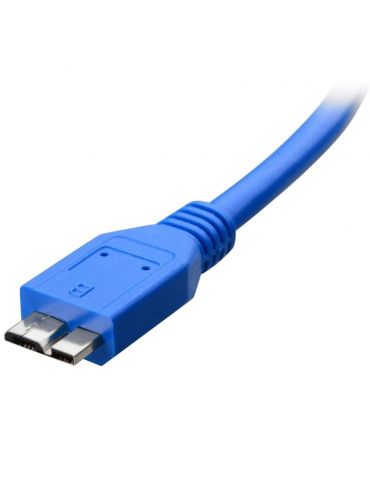 Techly 1.0m USB 3.0 Micro-B USB 3.0 cabluri USB 1 m USB 3.2 Gen 1 (3.1 Gen 1) USB A Micro-USB B Albastru