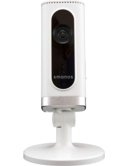 Camera ip smanos stand pt. interior tip lentila fixa 2.4 mm 1 mpx wi-fi microfon carcasa plastic slot sd card ip6 (include tv 0.