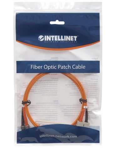 Intellinet 3.0m ST-SC M M cablu InfiniBand fibră optică 3 m Portocală