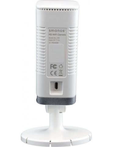 Camera ip smanos stand pt. interior tip lentila fixa 2.4 mm 1 mpx wi-fi microfon carcasa plastic slot sd card ip6 (include tv 0.