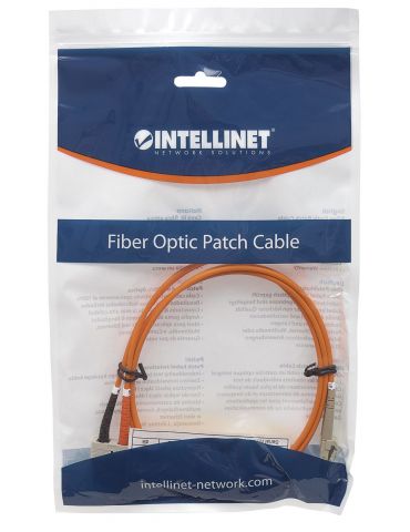 Intellinet 470377 cablu InfiniBand fibră optică 2 m LC SC Portocală