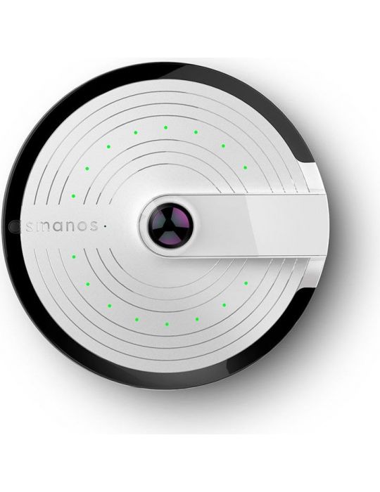 Camera ip smanos fisheye pt. interior tip lentila fixa 1.19 mm 2 mpx wi-fi carcasa plastic slot sd card pt-180h (include tv 0.8l