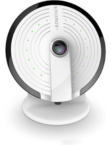 Camera ip smanos fisheye pt. interior tip lentila fixa 1.19 mm 2 mpx wi-fi carcasa plastic slot sd card pt-180h (include tv 0.8l