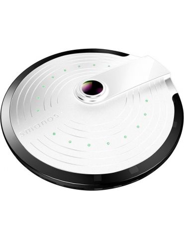 Camera ip smanos fisheye pt. interior tip lentila fixa 1.19 mm 2 mpx wi-fi carcasa plastic slot sd card pt-180h (include tv 0.8l