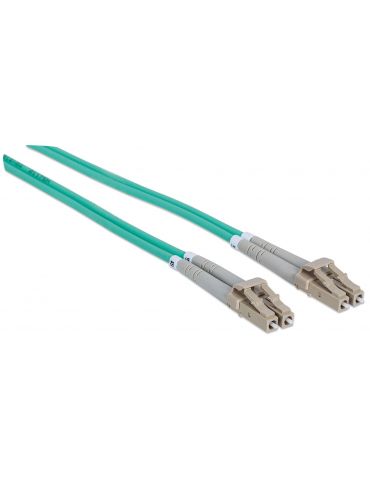 Intellinet 750097 cablu InfiniBand fibră optică 10 m LC Vernil