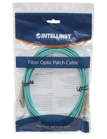 Intellinet 750097 cablu InfiniBand fibră optică 10 m LC Vernil