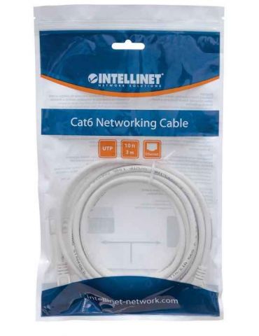 Intellinet 341974 cabluri de rețea Alb 3 m Cat6