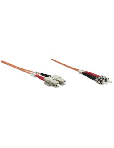 Intellinet 470148 cablu InfiniBand fibră optică 10 m ST SC Portocală