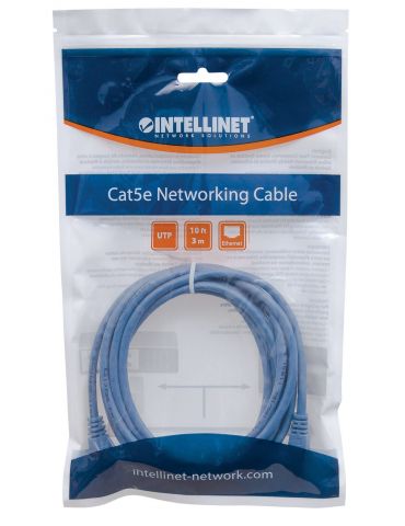 Intellinet 342582 cabluri de rețea Albastru 1,5 m Cat6 U UTP (UTP)