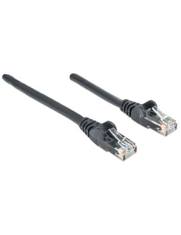 Intellinet 342049 cabluri de rețea Negru 1 m Cat6 U UTP (UTP)