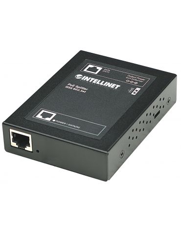 Intellinet 560443 separatoare de rețea Negru Power over Ethernet (PoE) Suport