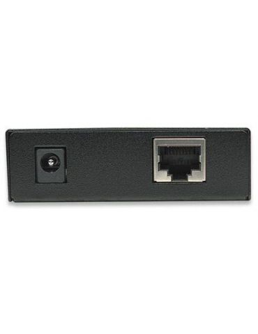 Intellinet 560443 separatoare de rețea Negru Power over Ethernet (PoE) Suport