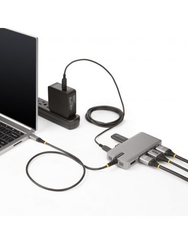 StarTech.com 117B-USBC-MULTIPORT stații de andocare și replicatoare de porturi pentru calculatoare portabile Prin cablu USB 3.2