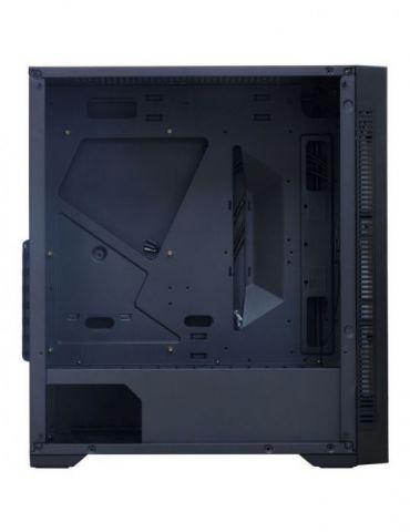 Carcasa  spacer - gaming middle tower atx strike fara sursa sticla securizata usb 2.0 x 2 usb 3.0 x 1 psu shroud black spcs-gc-s