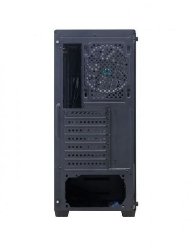 Carcasa  spacer - gaming middle tower atx spider fara sursa sticla securizata 4 x fan usb 2.0 x 1 usb 3.0 x 2 hub telecomanda sp