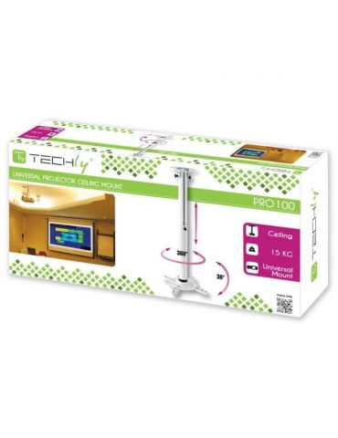 Techly ICA-PM 104MW suporturi pentru montarea proiectoarelor Plafonul Alb