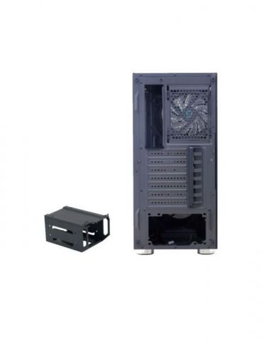 Carcasa  spacer - gaming middle tower atx rainbow fara sursa sticla securizata 4 x fan usb 2.0 x 2 usb 3.0 x 1 mesh fan controll