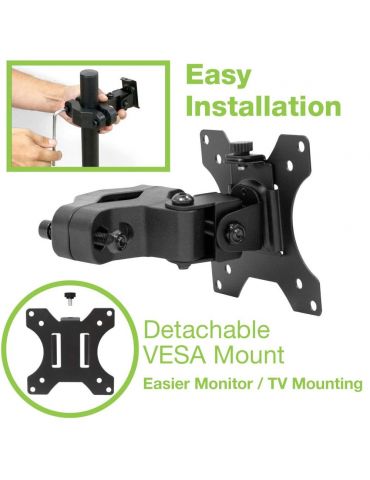 Techly ICALCD100BK Negru Birou