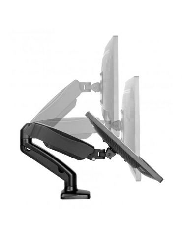 Techly ICA-LCD 514 sistem montare monitor stand 68,6 cm (27") Negru Birou